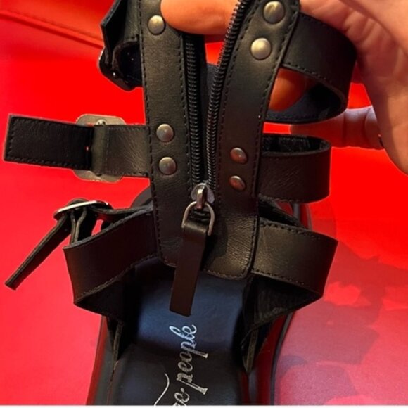 New Free People Jojo Gladiator Sandals Size 9 EU 40 MSRP: $148 Leather nwot - Picture 5 of 6